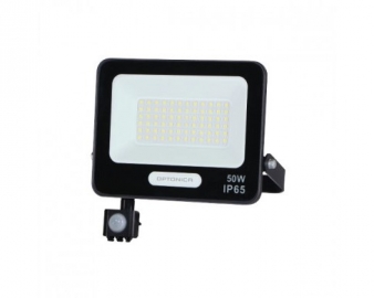FL 5830-15857  LED REFLEKTOR 50W CRNI 90lm/w 6000K IP65 sa senzorom