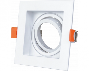 OT 2050 ROZETNA SPOT PLASTIC KOCKA WHITE GU10 IP20 MAX 35W