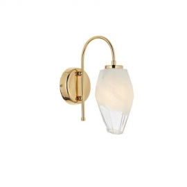 24191 LAMIA ZIDNA LAMPA 1 X E14 GOLD OKTAY