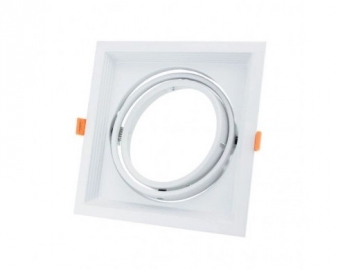 OT 5081-ARMATURA ZA AR 111 BELA -1- 180X180X42MM-OPTONICA