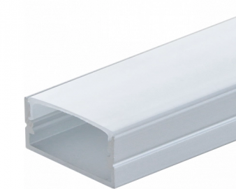 OT 5183 ALU PROFIL ZA LED TRAKU SIVI L-2M SIRI 23.5X10X21.5MM