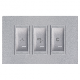 ALING-EXP 72310.SS INDIKATOR horizontalni UNIVERZALNI 3X16A SILVER