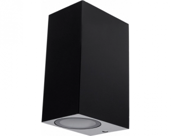 WL 7440-Z.LAMP.BLACK IP54 ALUM.2XGU10 DIM.92X68X150MM-OPTONICA