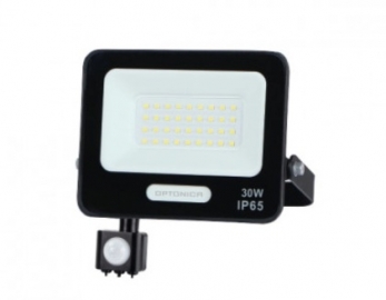 SKU 15854 LED REFLEKTOR BLACK 30W-90LM/W AC265V IP65 6500K SA SENZOROM