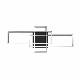 019-053-0036 36W BLACK LED LUSTER 4000K 240V-CONCORDE-36