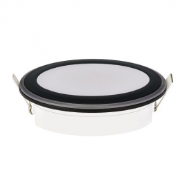 016-071-0012 12W LED ROZETNA BLACK 4200K 1000LM FI148X38 265V-PARKER 12