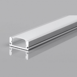 120-002-0001 ALU PROFIL 3M NADGRADNI SIVI  7mmX12.4mm PROFILE-S1