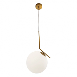 VM ALM 3061 ANTIQUE BRASS+MILK WHITE
