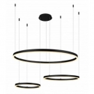 19034 LED LUSTER- 3 KRUGA 70W 5600LM BLACK 3000K 265V